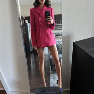 Great Condition Armani Exchange Fuchsia Coat